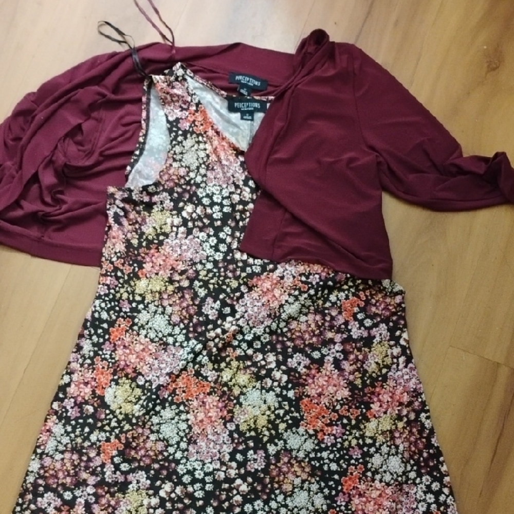 Mossimo Supply Co. Women's Floral Midi Dress - Multicolor